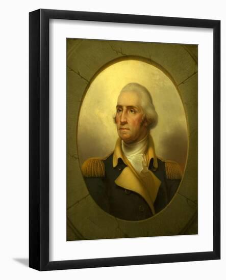 George Washington (1732–1799), C.1855 (Oil on Canvas)-Rembrandt Peale-Framed Giclee Print