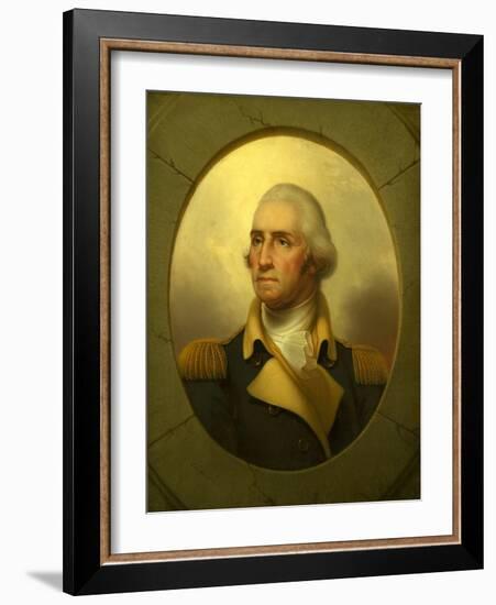 George Washington (1732–1799), C.1855 (Oil on Canvas)-Rembrandt Peale-Framed Giclee Print