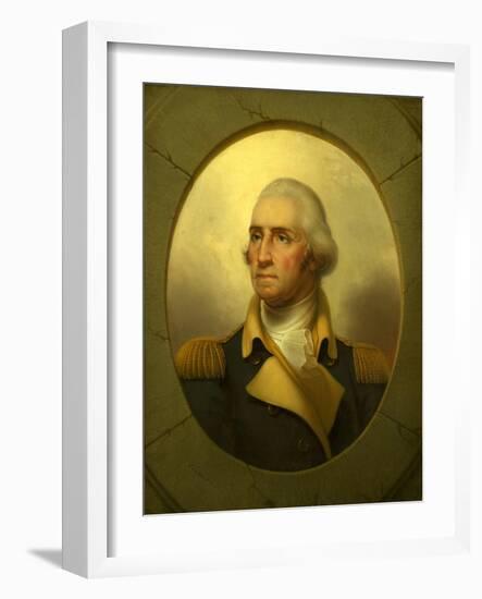 George Washington (1732–1799), C.1855 (Oil on Canvas)-Rembrandt Peale-Framed Giclee Print