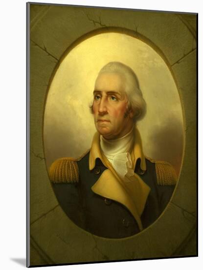 George Washington (1732–1799), C.1855 (Oil on Canvas)-Rembrandt Peale-Mounted Giclee Print