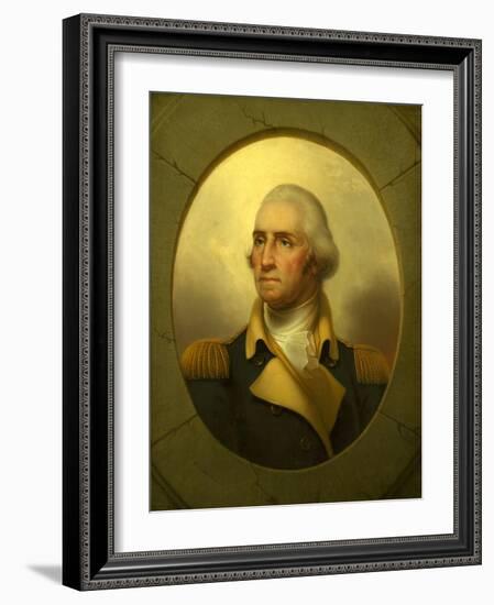 George Washington (1732–1799), C.1855 (Oil on Canvas)-Rembrandt Peale-Framed Giclee Print