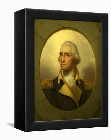 George Washington (1732–1799), C.1855 (Oil on Canvas)-Rembrandt Peale-Framed Premier Image Canvas