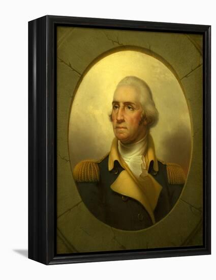 George Washington (1732–1799), C.1855 (Oil on Canvas)-Rembrandt Peale-Framed Premier Image Canvas