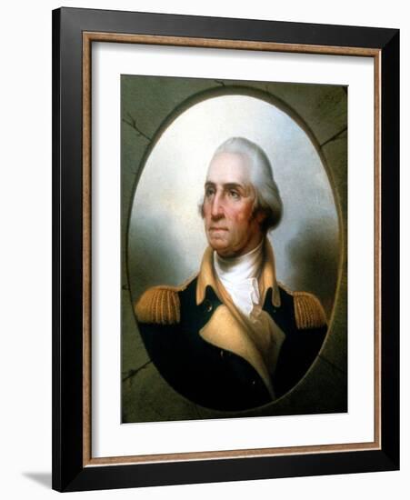 George Washington (1732-9), First President of United States (1789-9)-Rembrandt Peale-Framed Giclee Print