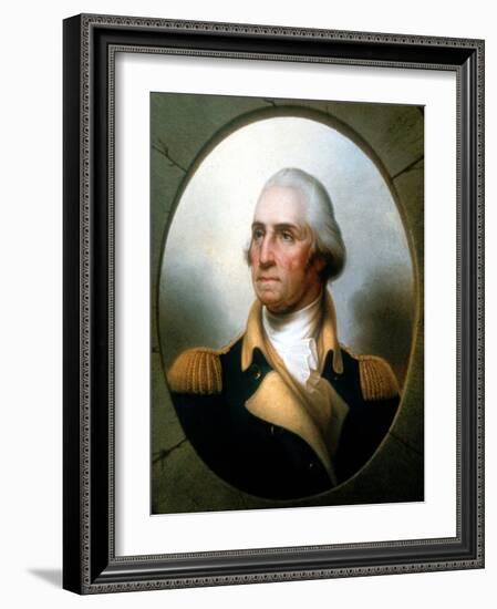 George Washington (1732-9), First President of United States (1789-9)-Rembrandt Peale-Framed Giclee Print