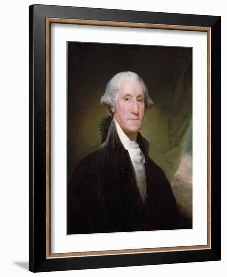 George Washington (1732-99)-Gilbert Stuart-Framed Giclee Print