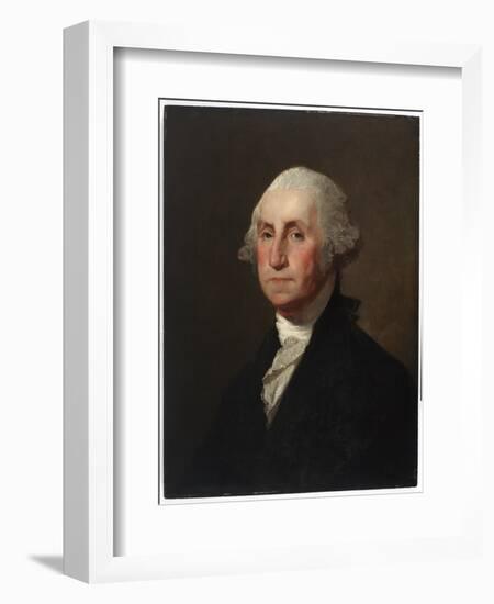 George Washington, 1819-Gilbert Stuart-Framed Giclee Print