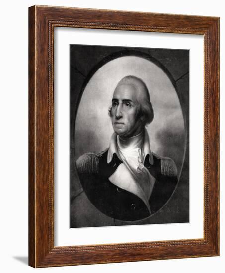 George Washington, 19th Century-Rembrandt Peale-Framed Giclee Print