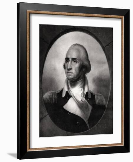 George Washington, 19th Century-Rembrandt Peale-Framed Giclee Print