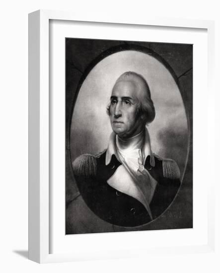 George Washington, 19th Century-Rembrandt Peale-Framed Giclee Print