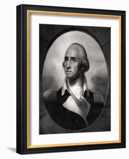 George Washington, 19th Century-Rembrandt Peale-Framed Giclee Print