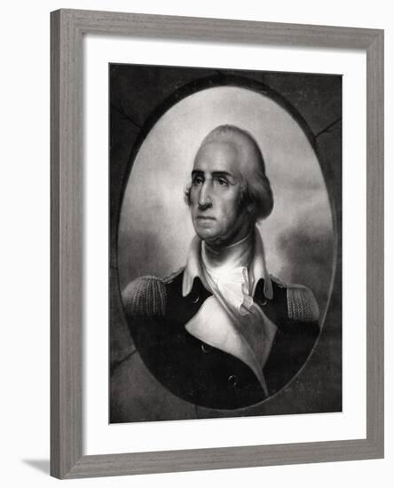 George Washington, 19th Century-Rembrandt Peale-Framed Giclee Print