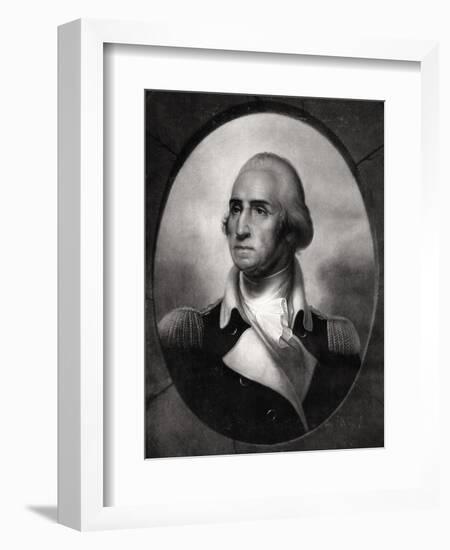 George Washington, 19th Century-Rembrandt Peale-Framed Giclee Print