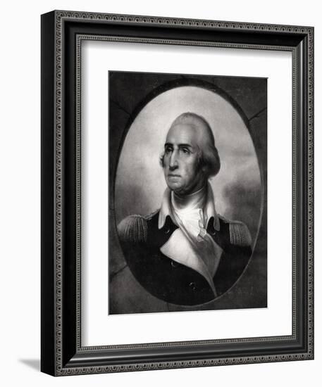 George Washington, 19th Century-Rembrandt Peale-Framed Giclee Print