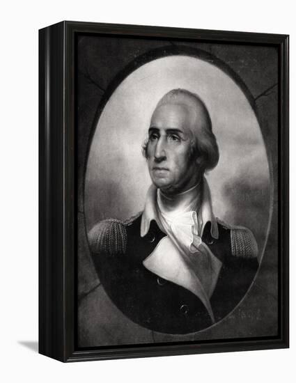 George Washington, 19th Century-Rembrandt Peale-Framed Premier Image Canvas