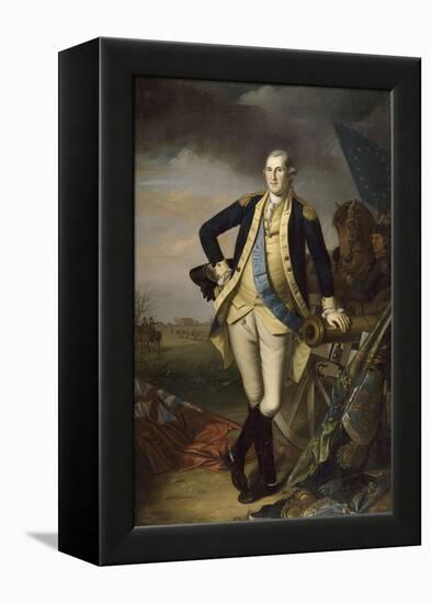 George Washington after the Battle of Princeton on January 3, 1777-Charles Willson Peale-Framed Premier Image Canvas