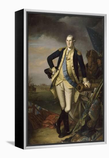 George Washington after the Battle of Princeton on January 3, 1777-Charles Willson Peale-Framed Premier Image Canvas