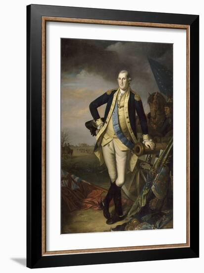 George Washington after the Battle of Princeton on January 3, 1777-Charles Willson Peale-Framed Giclee Print