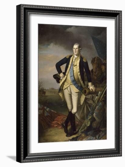 George Washington after the Battle of Princeton on January 3, 1777-Charles Willson Peale-Framed Giclee Print