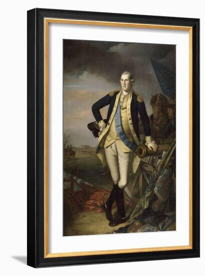 George Washington after the Battle of Princeton on January 3, 1777-Charles Willson Peale-Framed Giclee Print