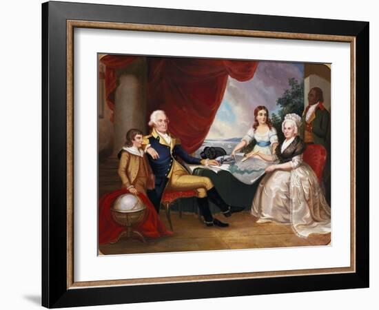 George Washington and His Family-Eugene Atget-Framed Giclee Print