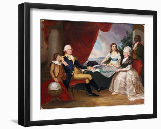 George Washington and His Family-Eugene Atget-Framed Giclee Print