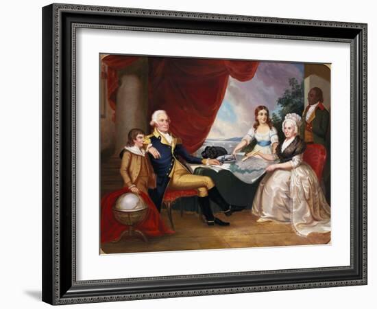 George Washington and His Family-Eugene Atget-Framed Giclee Print