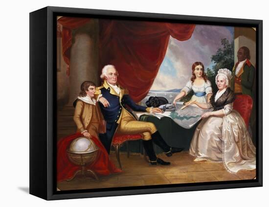 George Washington and His Family-Eugene Atget-Framed Premier Image Canvas