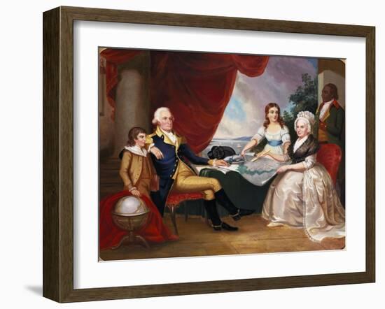 George Washington and His Family-Eugene Atget-Framed Giclee Print