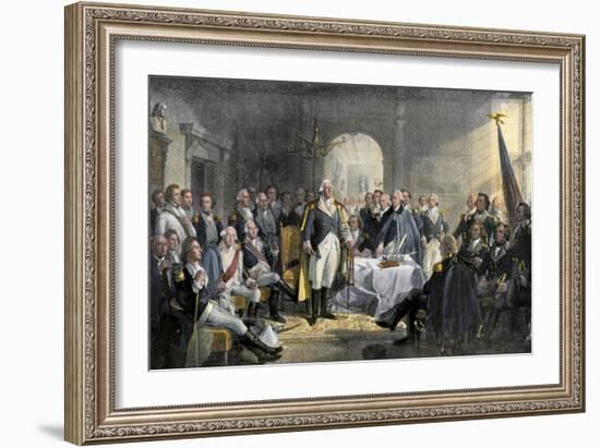 George Washington and His Generals, American Revolution-null-Framed Giclee Print