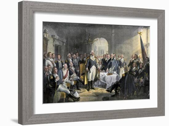 George Washington and His Generals, American Revolution-null-Framed Giclee Print