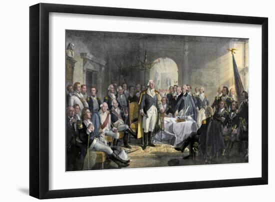 George Washington and His Generals, American Revolution-null-Framed Giclee Print