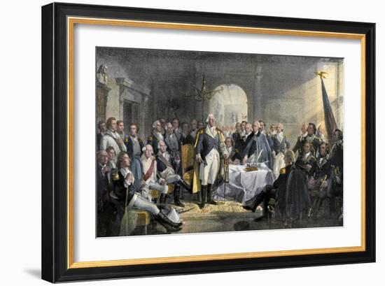 George Washington and His Generals, American Revolution-null-Framed Giclee Print