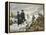 George Washington and Marquis Lafayette at Valley Forge after Alonzo Chappel-null-Framed Premier Image Canvas