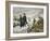 George Washington and Marquis Lafayette at Valley Forge after Alonzo Chappel-null-Framed Giclee Print