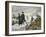 George Washington and Marquis Lafayette at Valley Forge after Alonzo Chappel-null-Framed Giclee Print