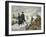 George Washington and Marquis Lafayette at Valley Forge after Alonzo Chappel-null-Framed Giclee Print