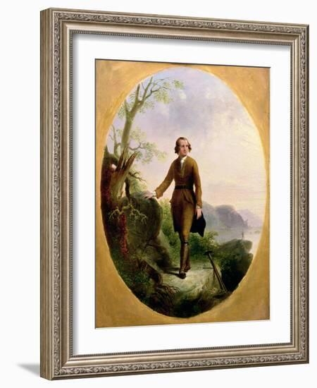 George Washington as a Young Surveyor, 1841-John Gadsby Chapman-Framed Giclee Print