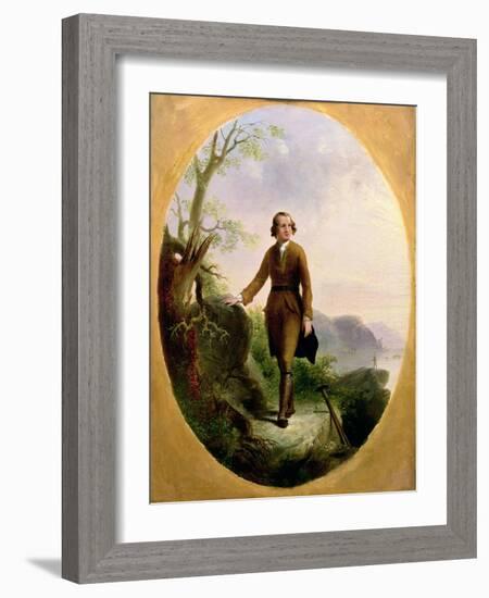 George Washington as a Young Surveyor, 1841-John Gadsby Chapman-Framed Giclee Print