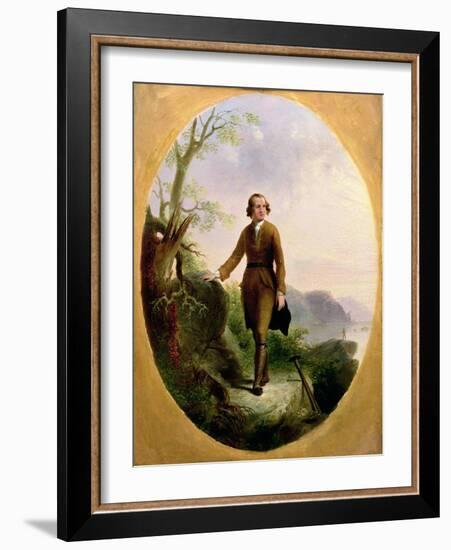 George Washington as a Young Surveyor, 1841-John Gadsby Chapman-Framed Giclee Print