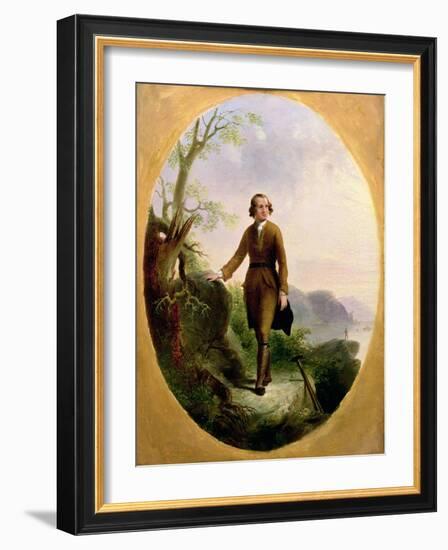 George Washington as a Young Surveyor, 1841-John Gadsby Chapman-Framed Giclee Print