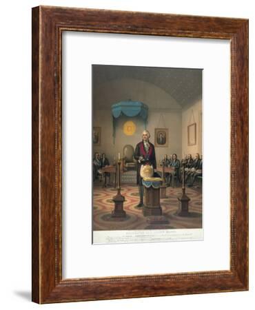George Washington At Meeting Of Masonic Lodge Giclee Print Art Com - Masonic Picture Frame George Washington At Meeting Of Masonic Lodge Giclee Print Art Com - Masonic Picture Frame