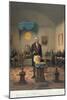 George Washington at Meeting of Masonic Lodge-null-Mounted Giclee Print