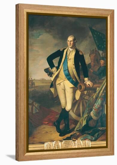 George Washington at Princeton, 1779-Charles Willson Peale-Framed Premier Image Canvas