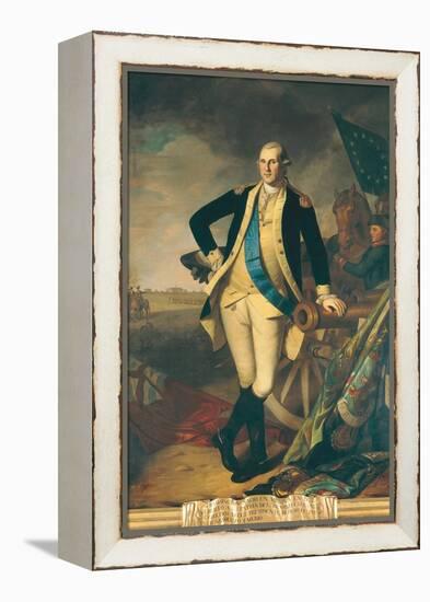 George Washington at Princeton, 1779-Charles Willson Peale-Framed Premier Image Canvas