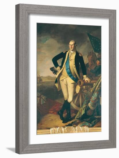 George Washington at Princeton, 1779-Charles Willson Peale-Framed Giclee Print