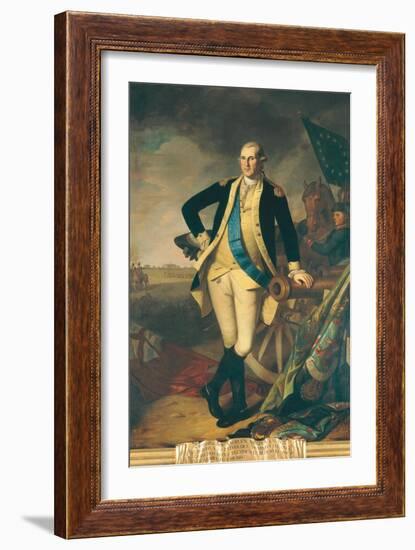 George Washington at Princeton, 1779-Charles Willson Peale-Framed Giclee Print