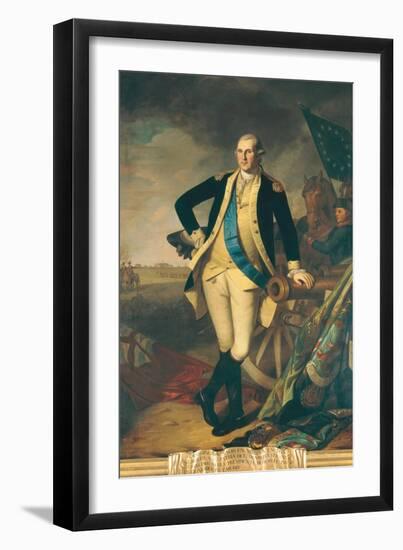 George Washington at Princeton, 1779-Charles Willson Peale-Framed Giclee Print