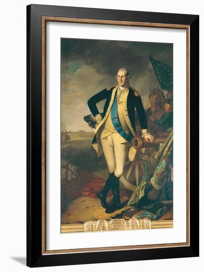 George Washington at Princeton, 1779-Charles Willson Peale-Framed Giclee Print