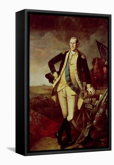 George Washington at Princeton-Charles Willson Peale-Framed Premier Image Canvas